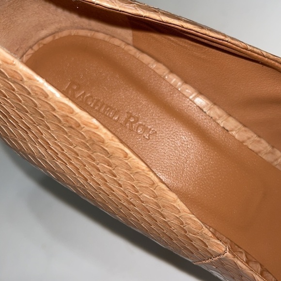 Rachel Roy Snake Skin Cream High Heels SIZE 8 - Picture 11 of 12